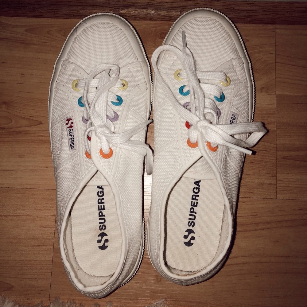 Superga White Cotu Sneaker